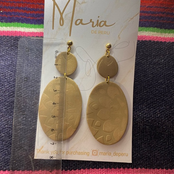 Polymer clay earrings - Picture 2 of 2